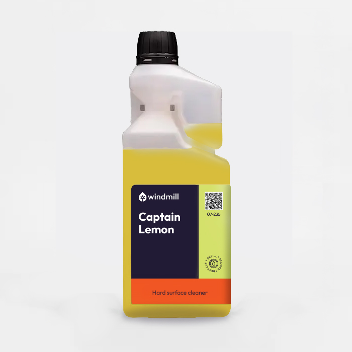 Windmill Captain Lemon - Hard Surface Cleaner - 1L - Windmill Refill Recharger